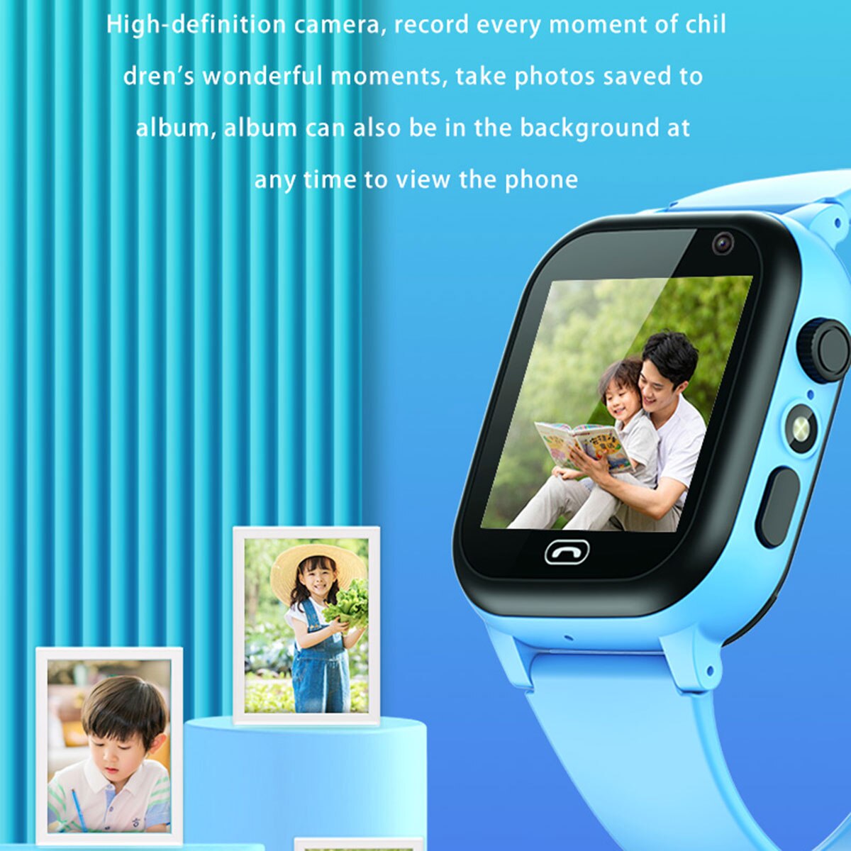 Smartwatch Watches For Kid Girl - Crianças relógio inteligente chamada sos esporte