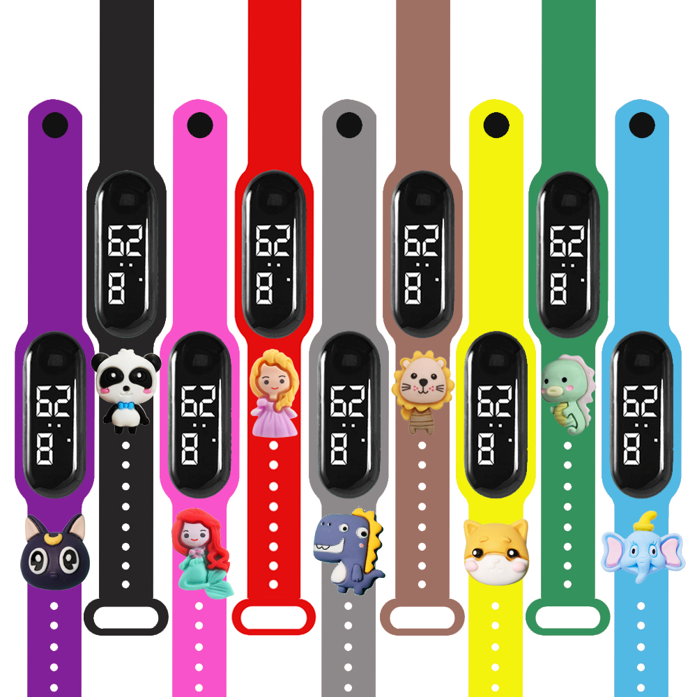 Smartwatch Watches For Kid Girl - Relógio inteligente multicolorido para crianças, meninos
