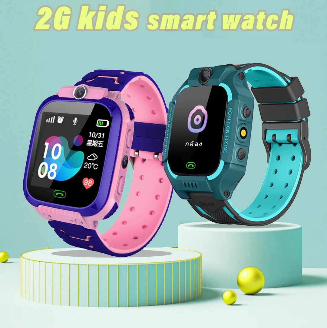 Smartwatch Watches For Kid Girl - Q12 crianças relógio inteligente 2g chamada