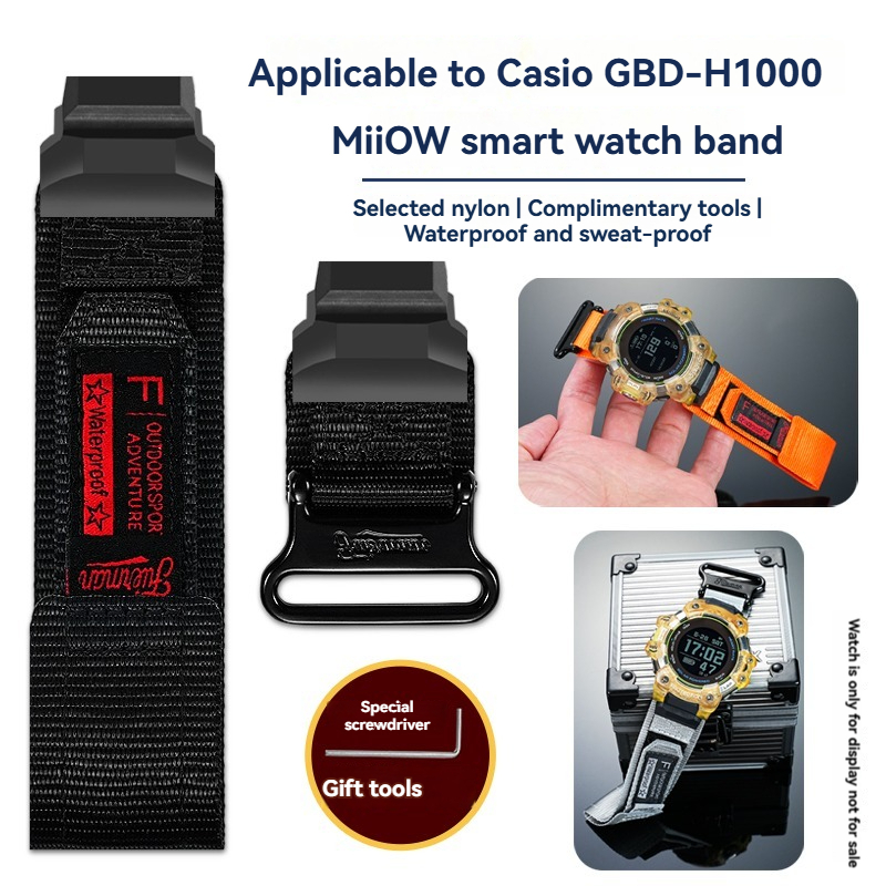 Casio Watches Smartwatch - Para casio G-SHOCK GBD-H1000 3475 pulseira