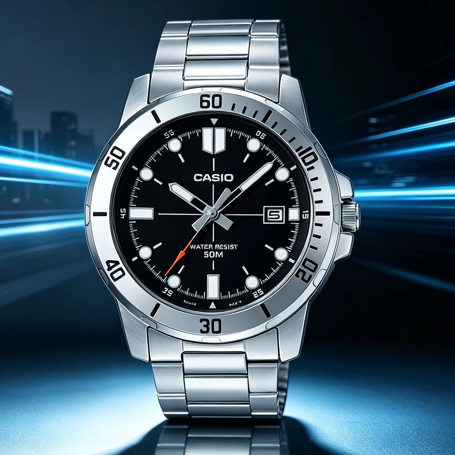 Casio Watches Smartwatch - Relógio Analógico Masculino Casio MTP‑VD01D |