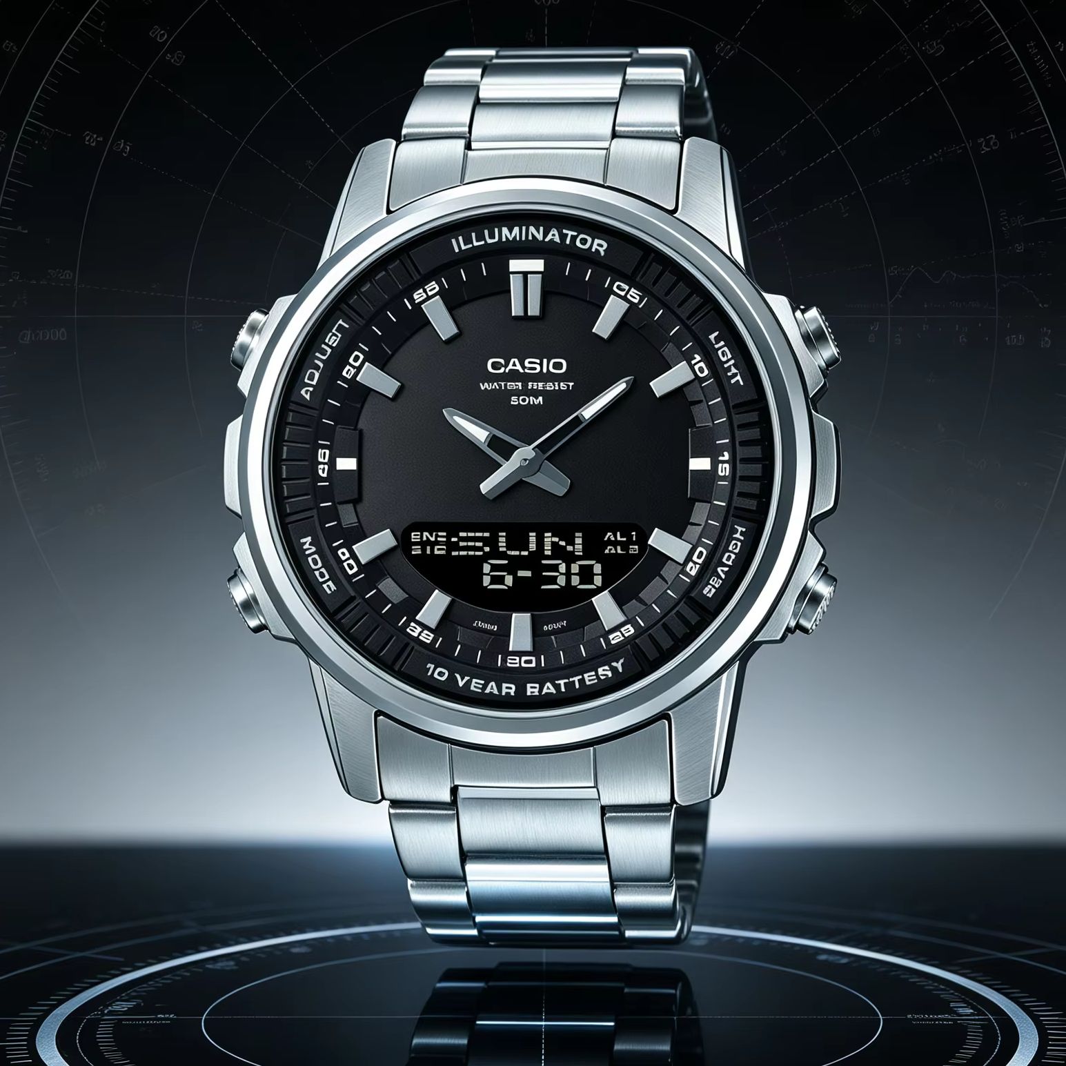 Casio Watches Smartwatch - Casio AMW‑880D | Relógio Masculino em