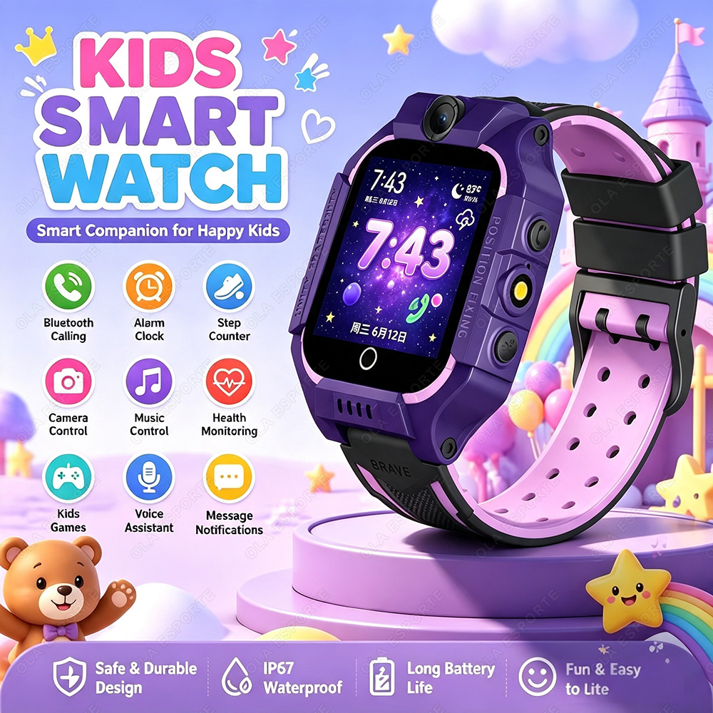 Smartwatch Watches For Kid Girl - Relógio Inteligente Infantil 2G Novo 2027