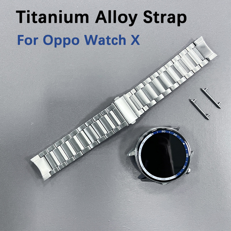 Smartwatch Oppo Watch - Pulseira de liga de titânio sem