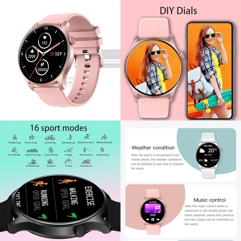 Watch Smart Smartwatch - Relógio Inteligente SENBONO MAX8 para Homens