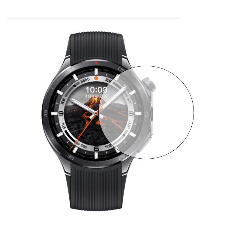 Smartwatch Oppo Watch - Smartwatch vidro duro claro película protetora