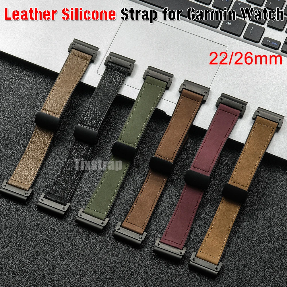 Watch Smartwatch Android - Pulseira de couro de silicone para
