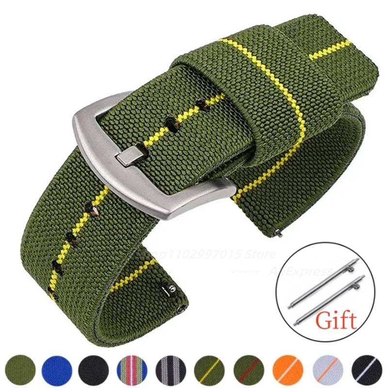 Nato Strap Nylon - Pulseira de relógio de náilon 18mm