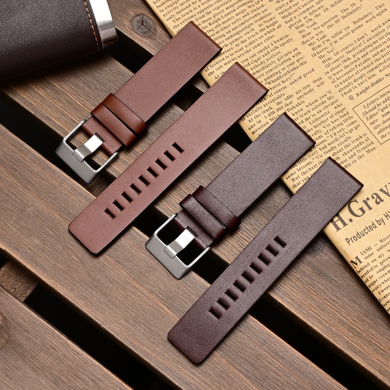 Pulseira de Couro Texturizado  - Diesel Watches Smartwatch avaliação e preço