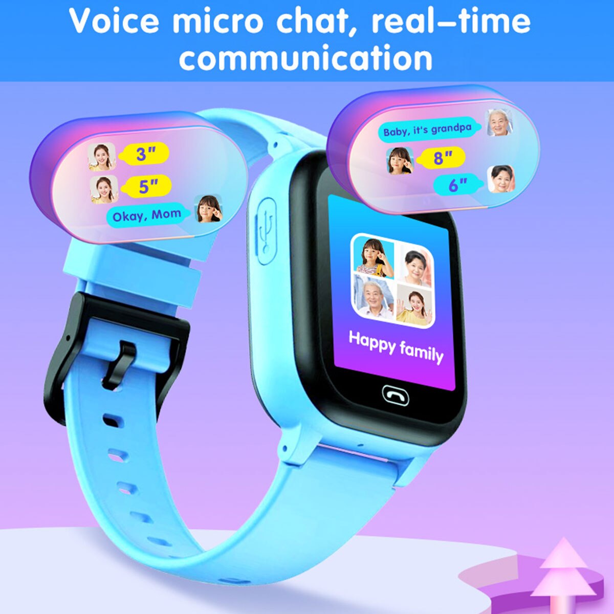 Crianças relógio inteligente c - Smartwatch Watches For Kid Girl avaliação e preço