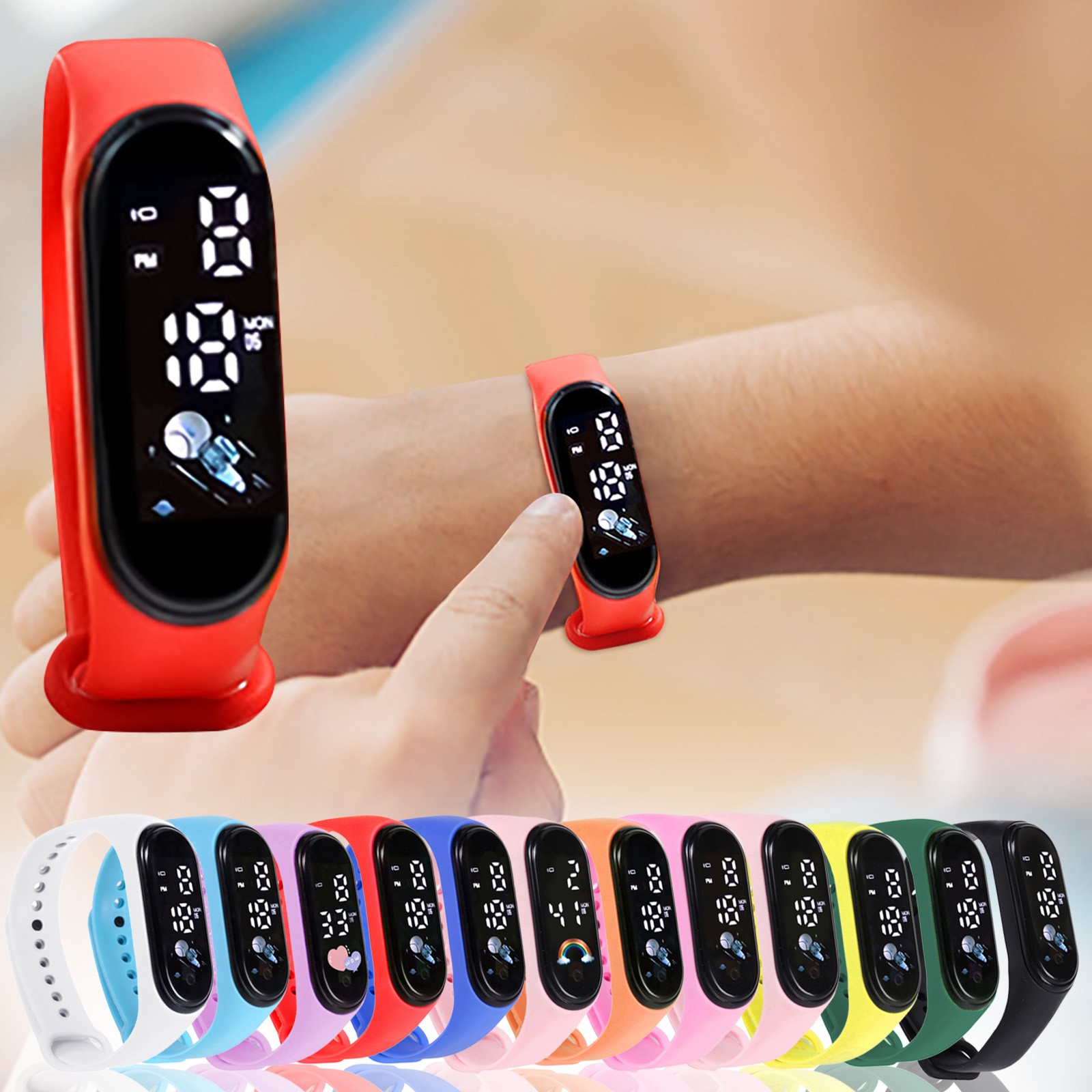 Relógio inteligente Kawaii par - Smartwatch Watches For Kid Girl avaliação e preço