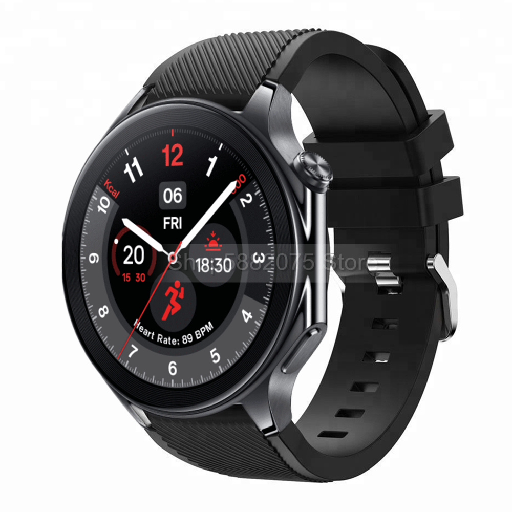 Pulseira de silicone de 22mm p - Smartwatch Oppo Watch avaliação e preço