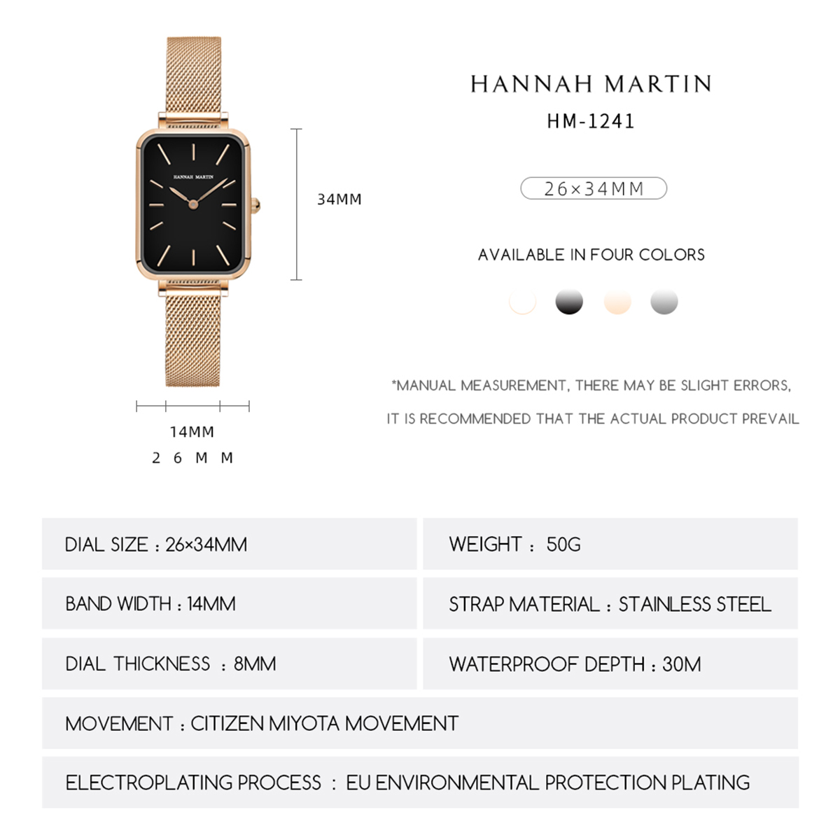 Retângulo ultrafino estilo nór - Anti-Magnetic Watch avaliação e preço