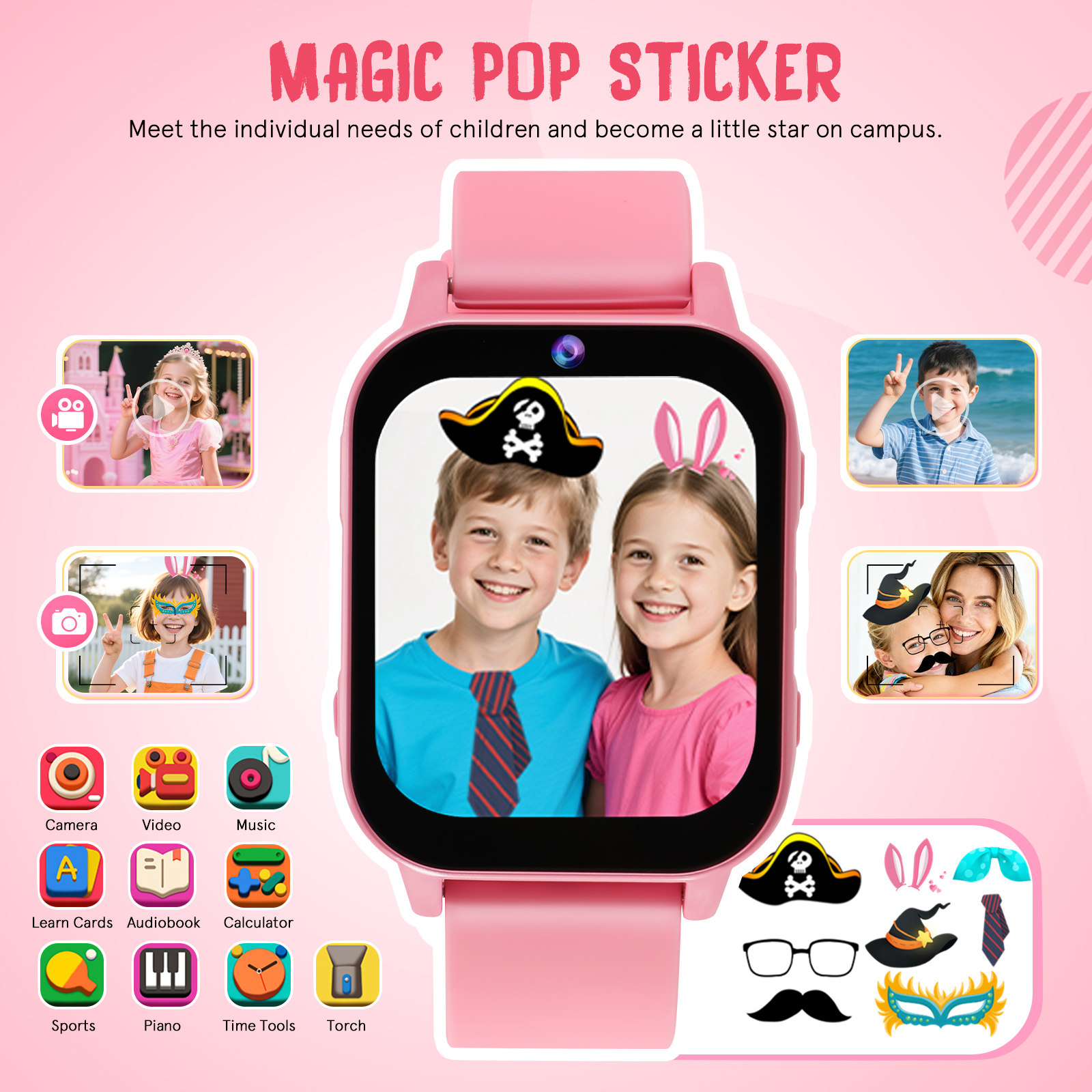 Relógio Digital Infantil com J - Smartwatch Watches For Kids avaliação e preço