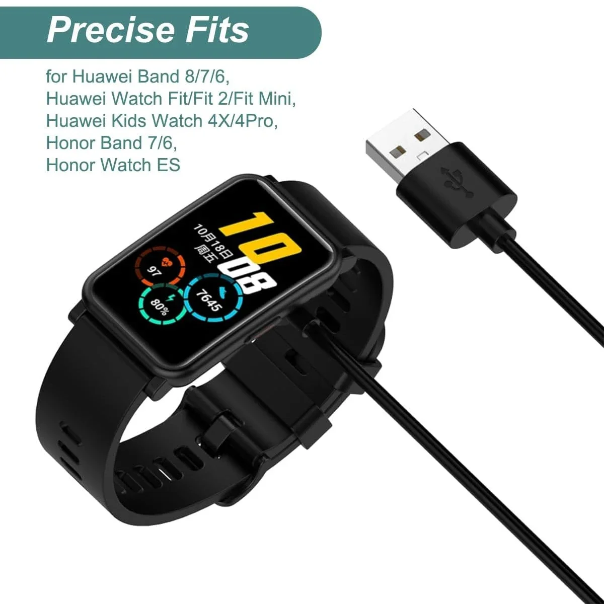 Carregador Magnético USB para  - Huawei Smartwatch Watch Fit avaliação e preço
