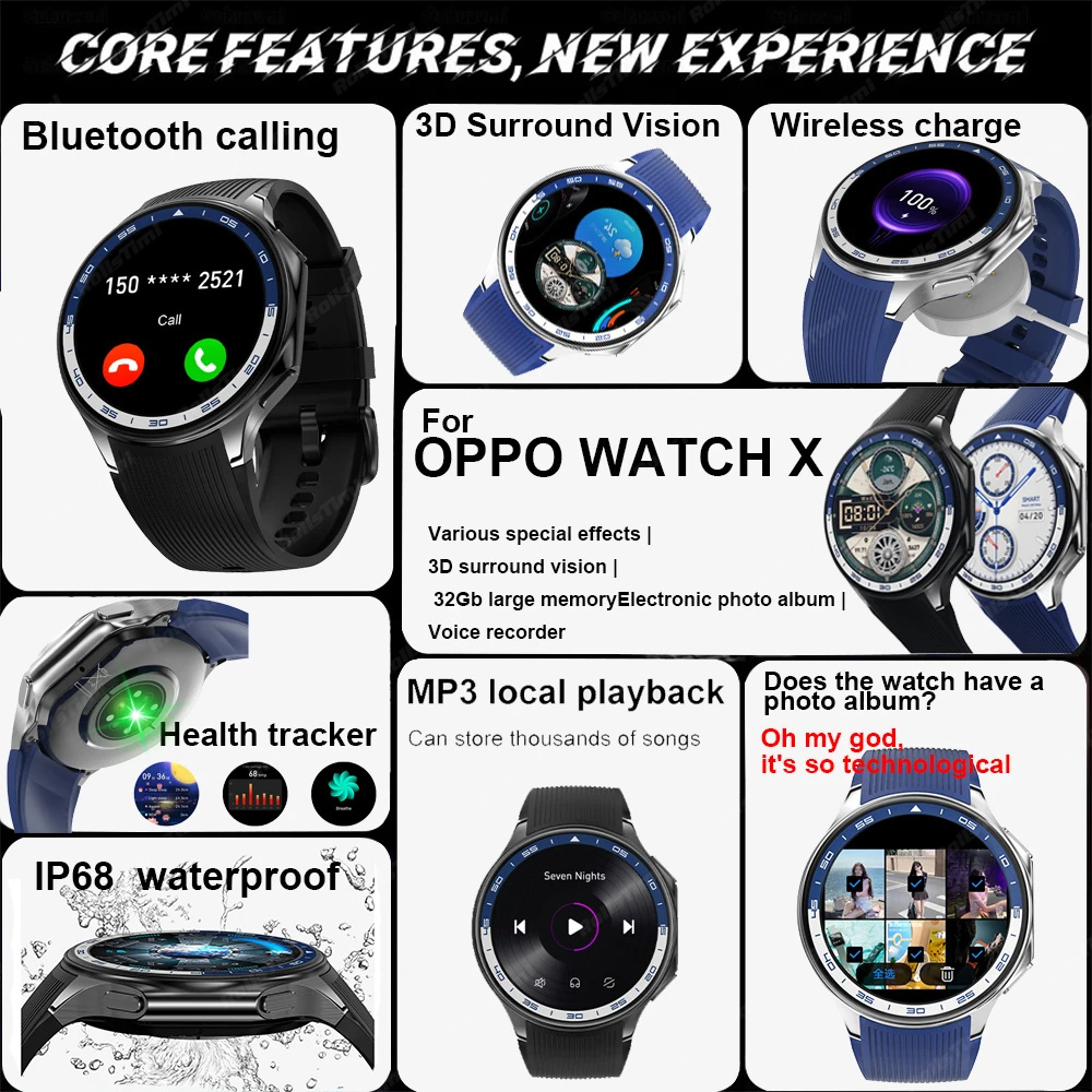 1.43 amoled relógio inteligent - Smartwatch Oppo Watch avaliação e preço