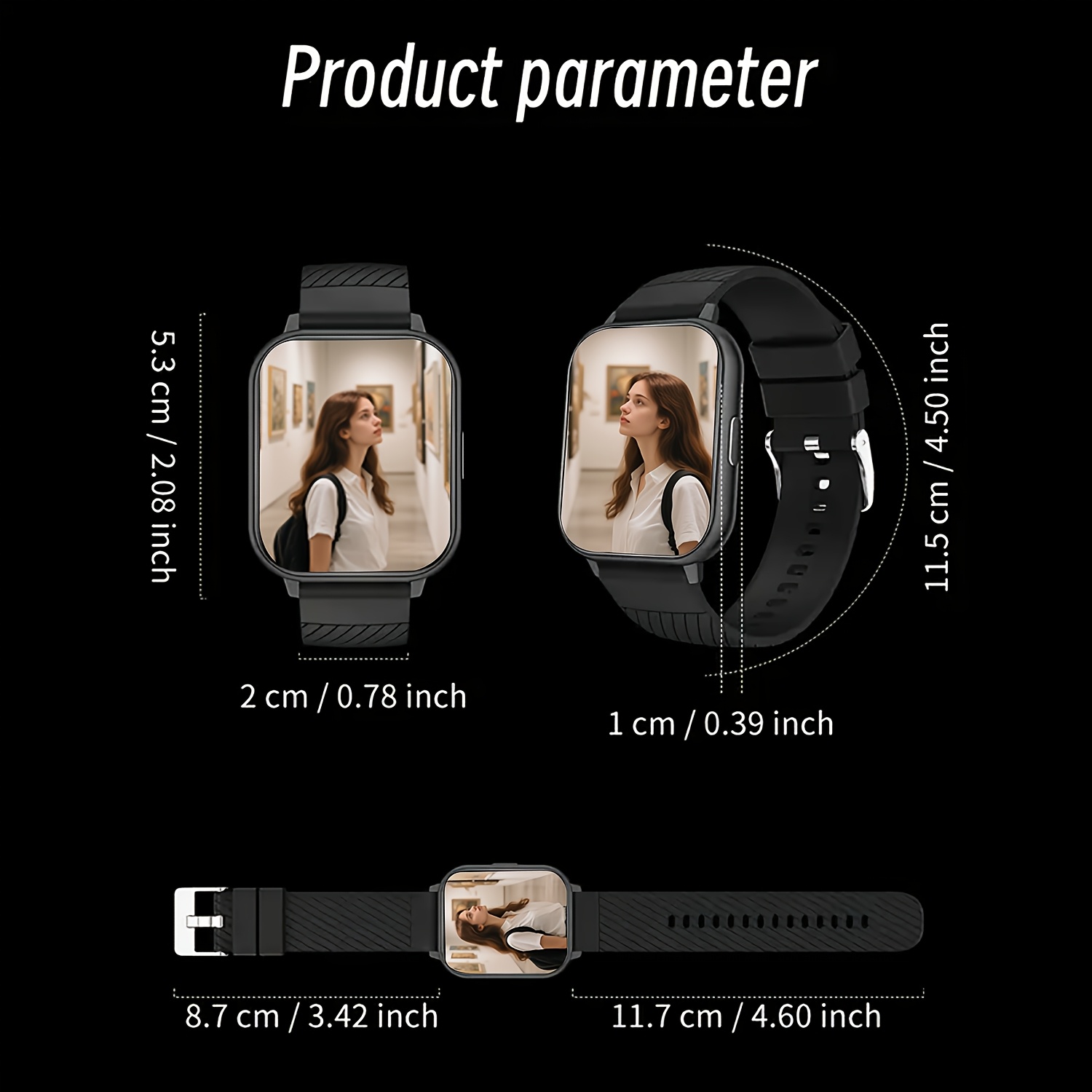 Relógio Inteligente Esportivo, - Smartwatch Watches Gift For Women avaliação e preço