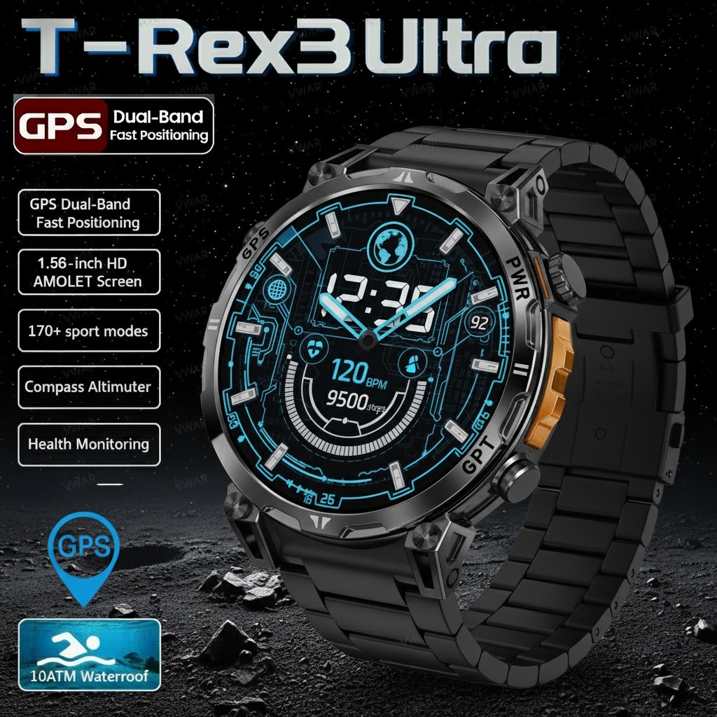 2026 novo t-rex 3 pro militar  - Huawei Smartwatch Watch Fit avaliação e preço