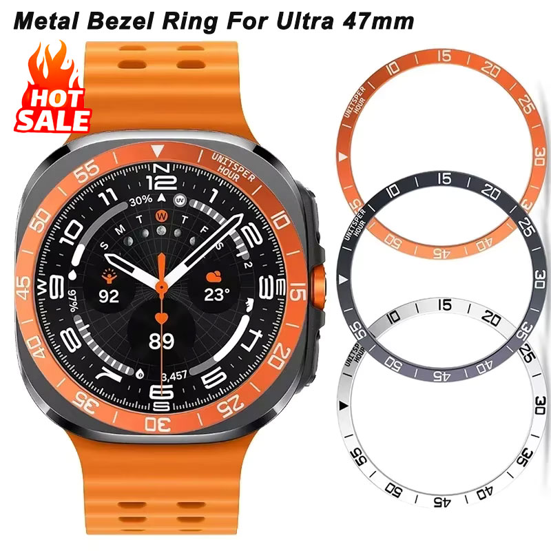 Capa de metal moldura anel cas - Watch Smartwatch Android avaliação e preço