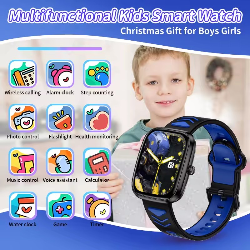 Crianças meninos meninas prese - Smartwatch Watches For Kid Girl avaliação e preço