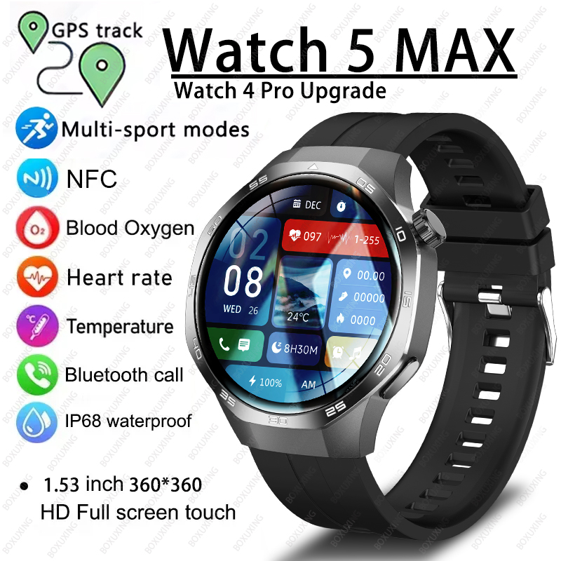 2025 novo relógio 5 max relógi - Smartwatch Watches Gift For Women avaliação e preço
