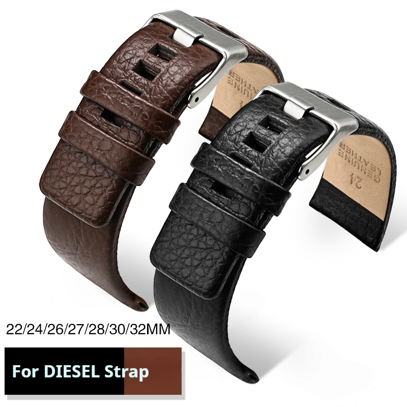Pulseira de Couro Genuíno para - Diesel Watches Smartwatch avaliação e preço