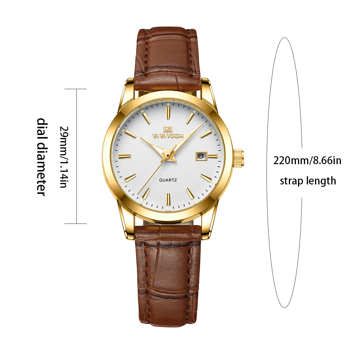 Relógios femininos moda 29mm m - Anti-Magnetic Watch avaliação e preço